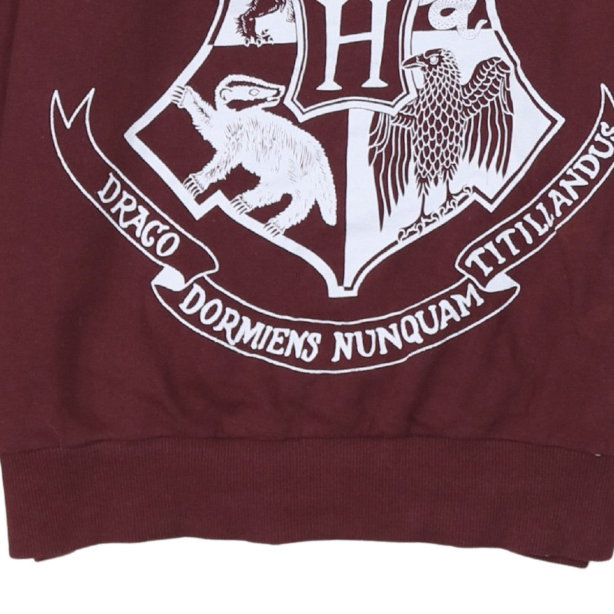 Atmosphere Harry Potter Burgundy Hogwarts Sweatshirt Women Size 12
