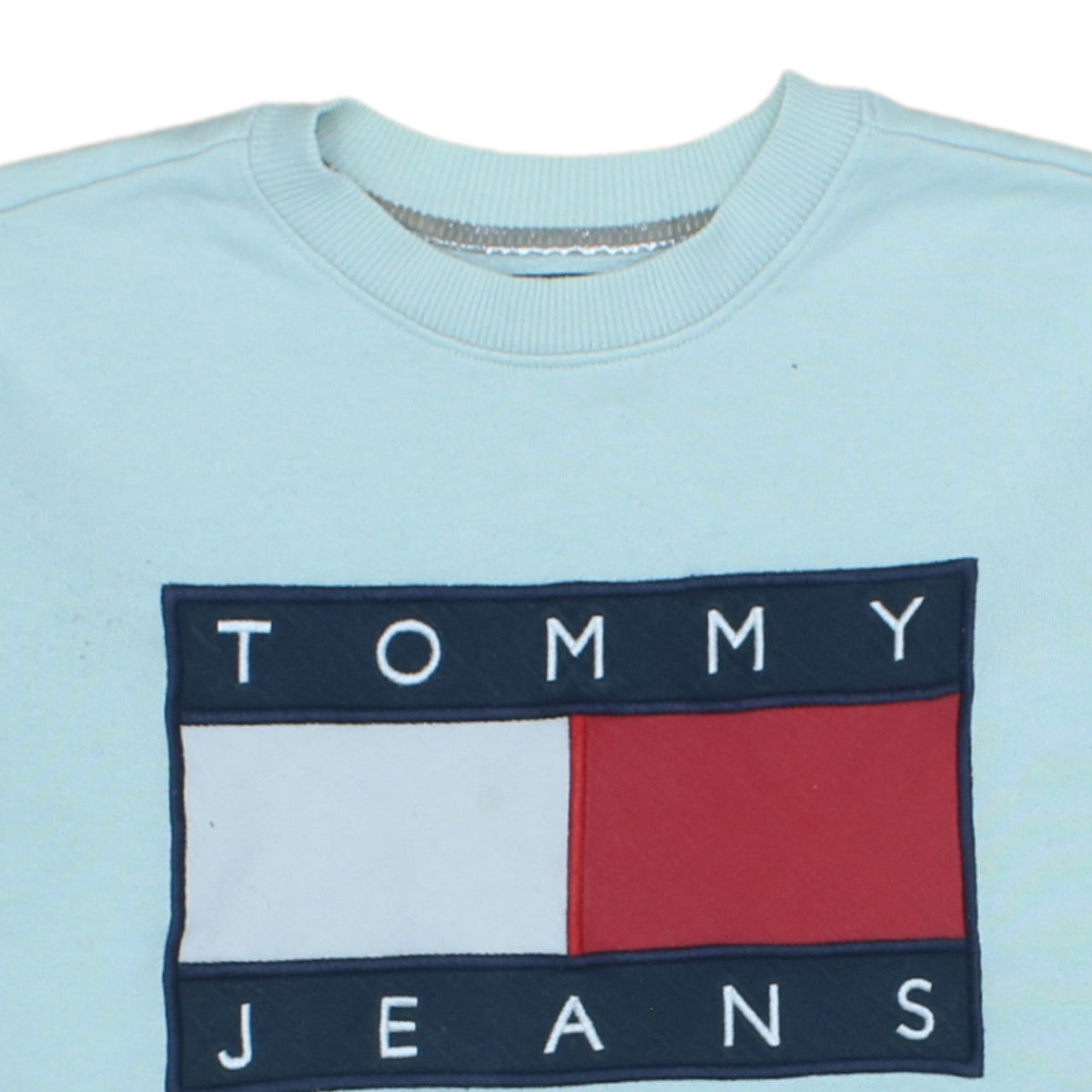 Tommy Jeans Men's Blue XS Pullover Logo Sweatshirt