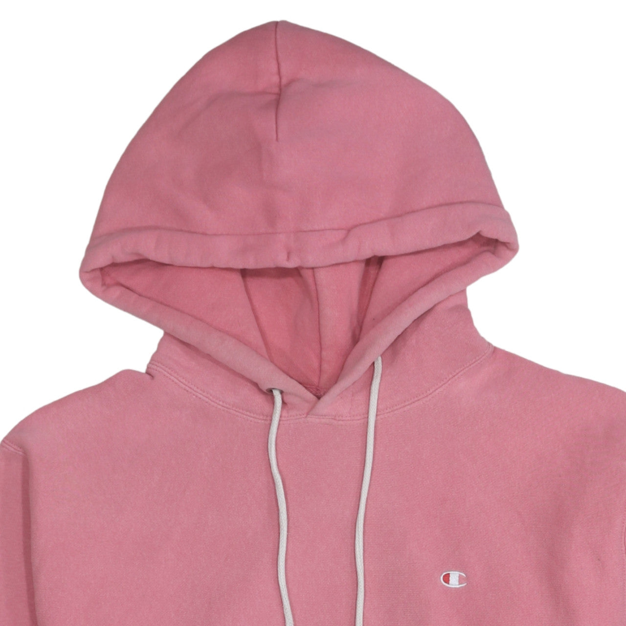 Champion Women's Pink Reverse Weave Pullover Hoodie Medium Cotton Blend