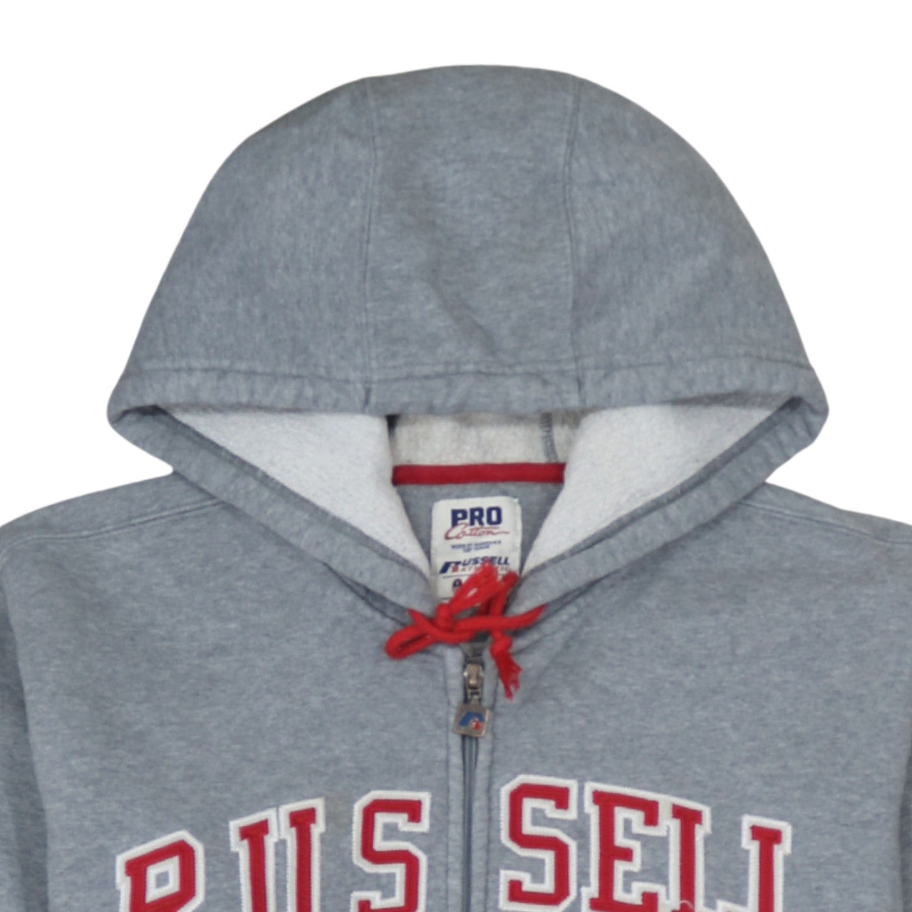 Russell Athletic Men's Grey Full Zip Hoodie Size S