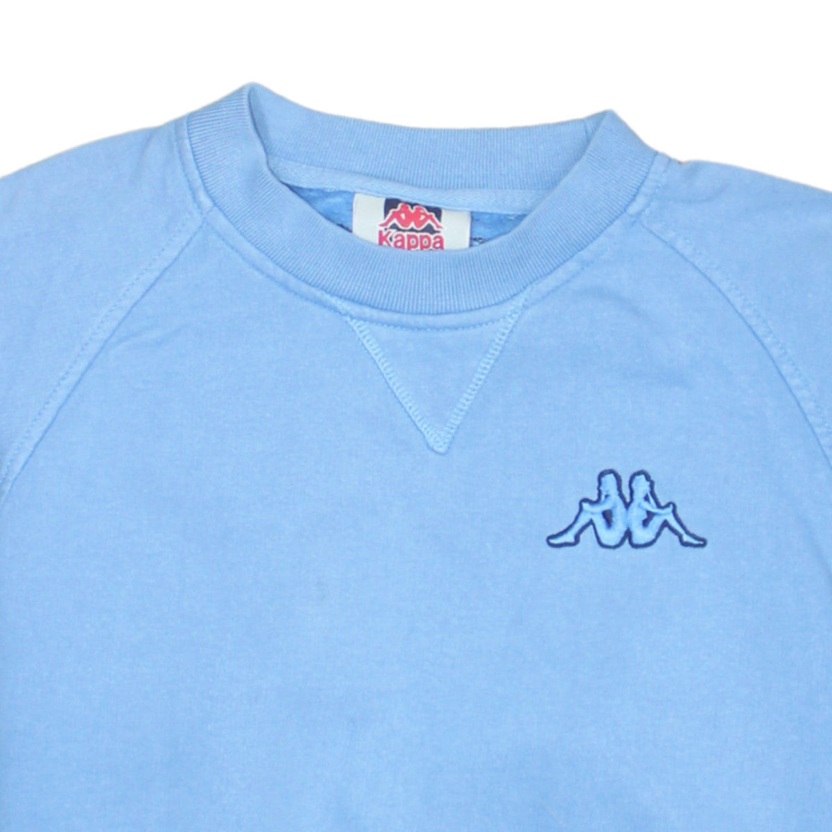 Kappa Men's Blue Crew Neck Sweatshirt M Pullover Classic Logo