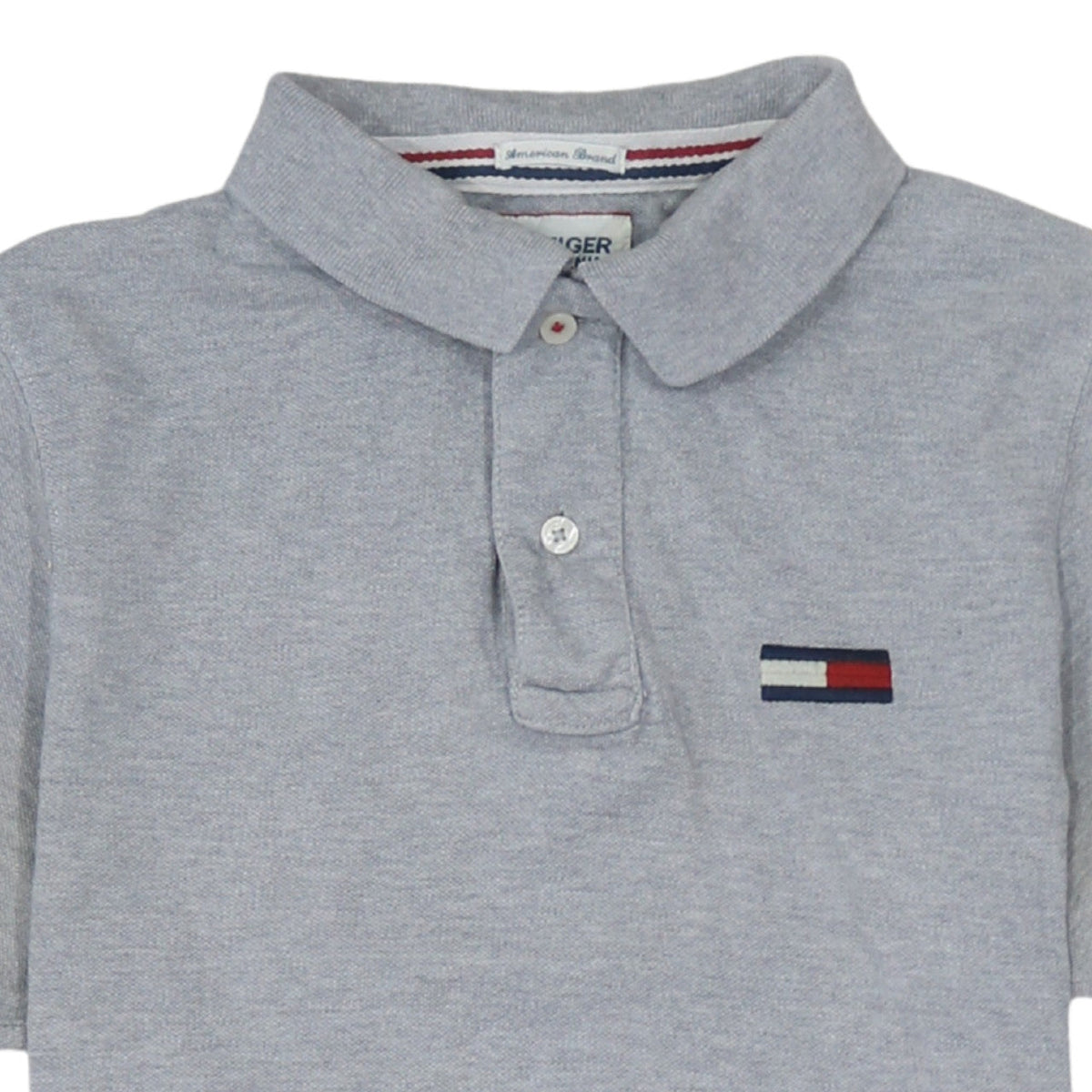 Tommy Hilfiger Men’s Grey Short Sleeve Polo Shirt Size S
