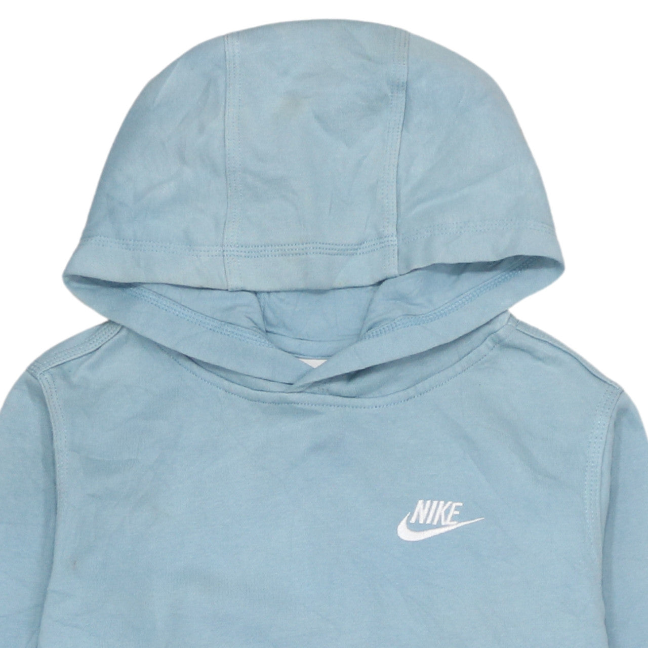 Nike Boys Blue Pullover Hoodie L 147-158cm Cotton Blend Casual