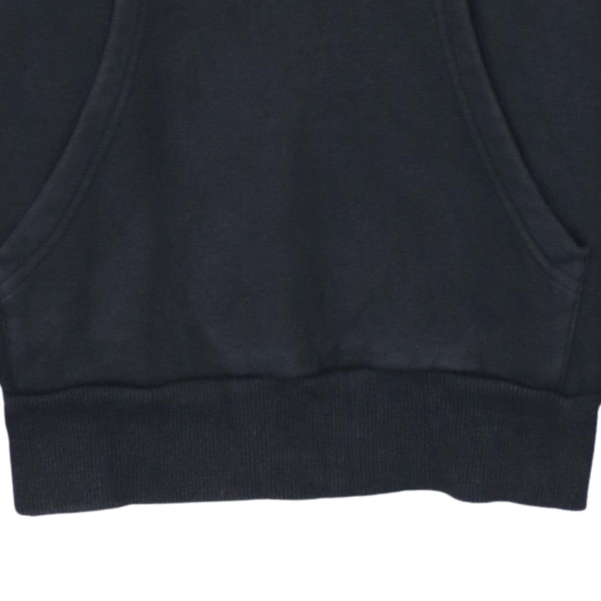 Adidas Womens Black Hooded Pullover Hoodie Size 12 Classic Logo Sweatshirt