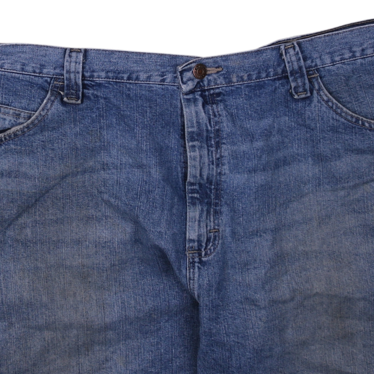 Wrangler Men's Blue Denim Cargo Shorts Size 40 Regular Fit