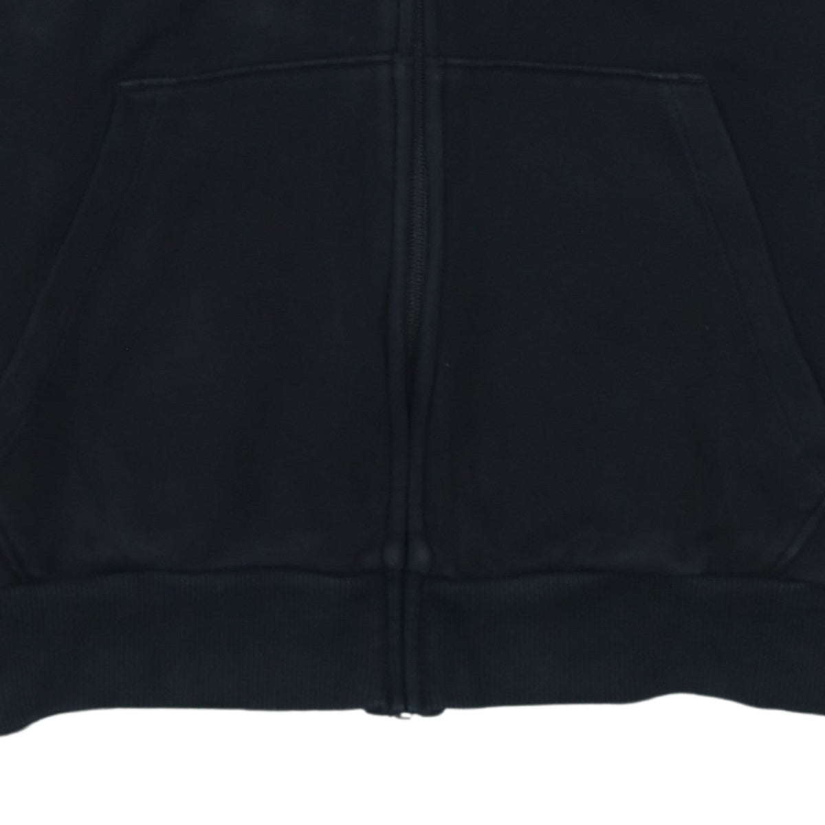 Puma Womens Black Full Zip Hoodie Size 14 Graphic Logo Sweatshirt