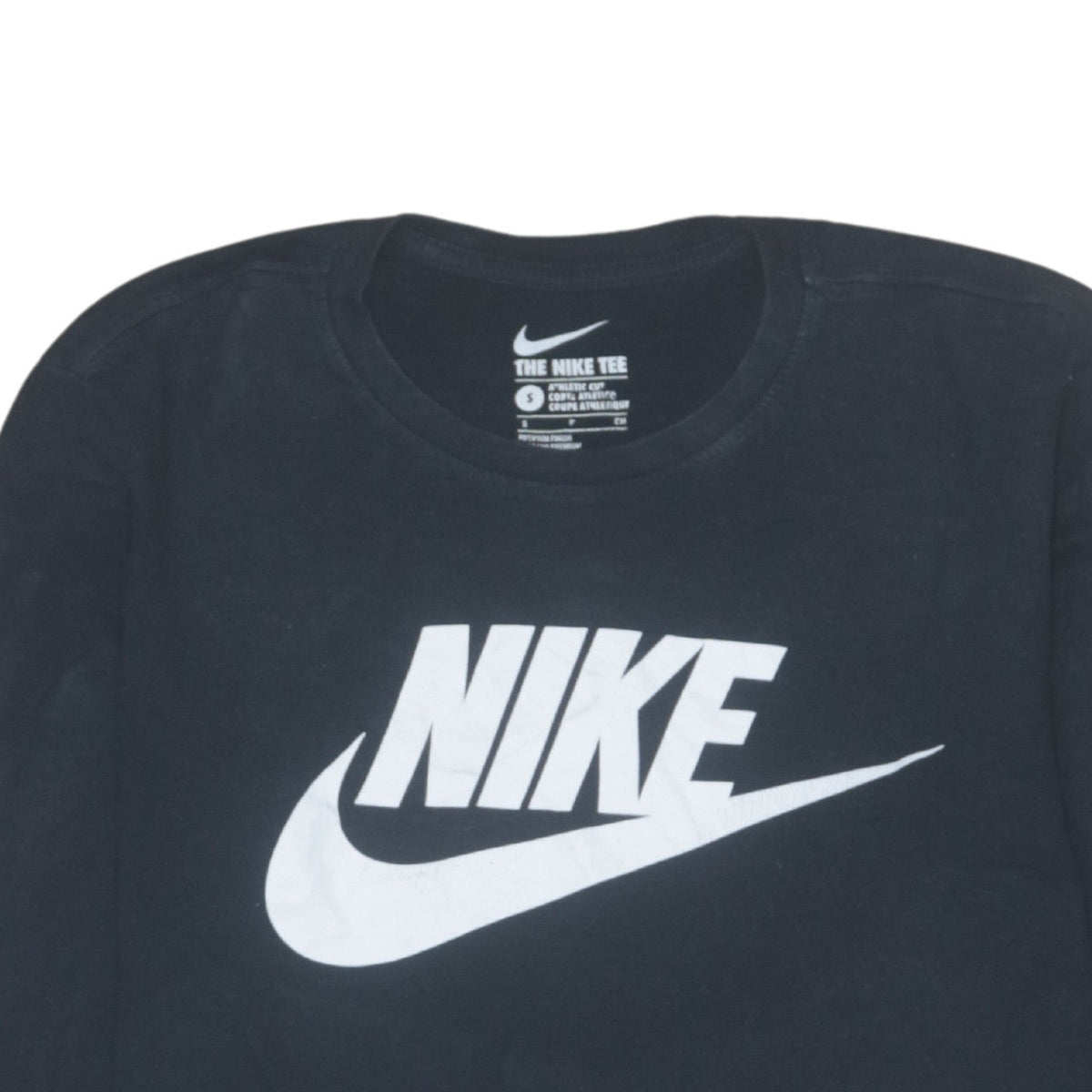 Nike Men's Black Long Sleeve Crew Neck Athletic T-Shirt Size S