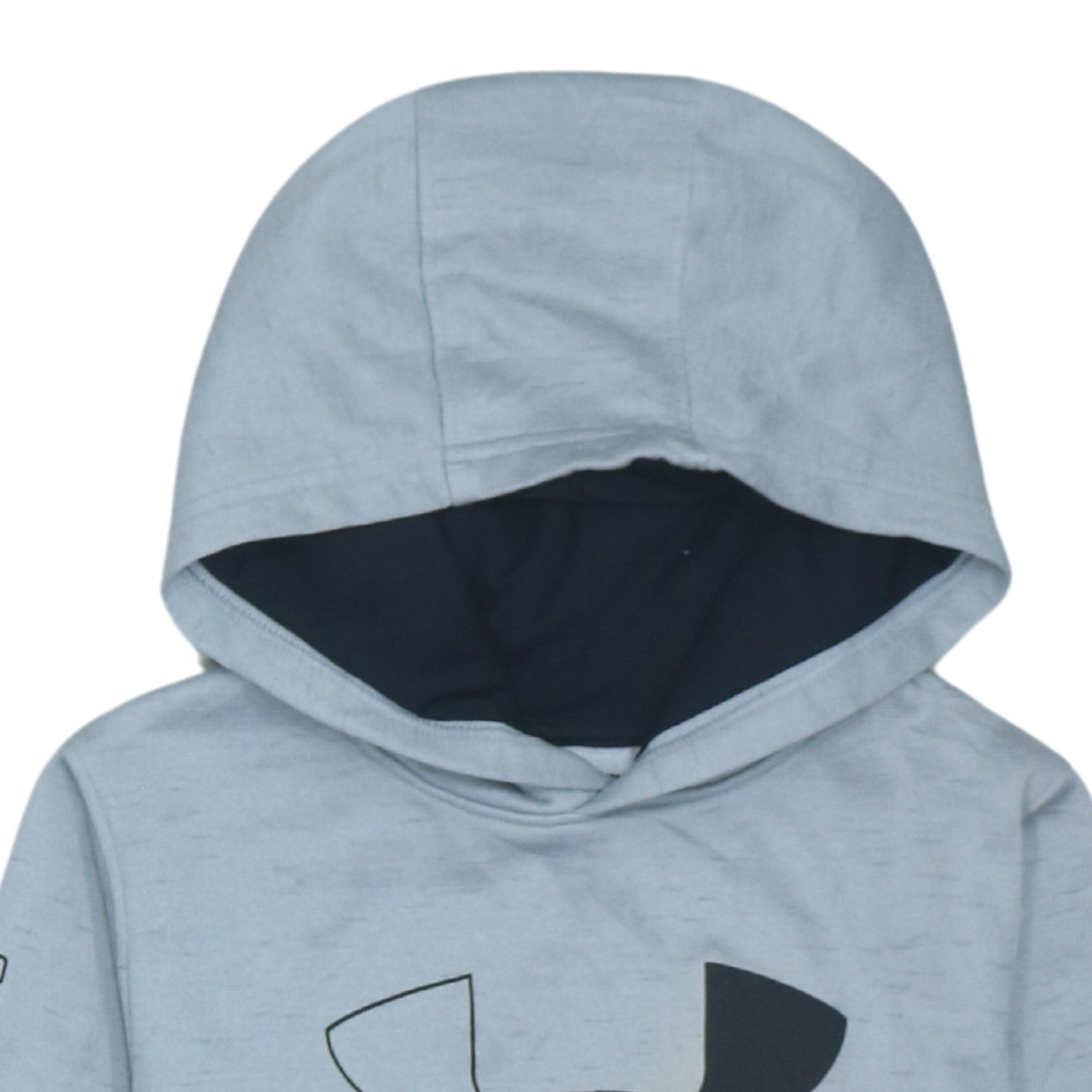 Under Armour Boys Grey Pullover Hoodie Size Medium ColdGear Logo Top