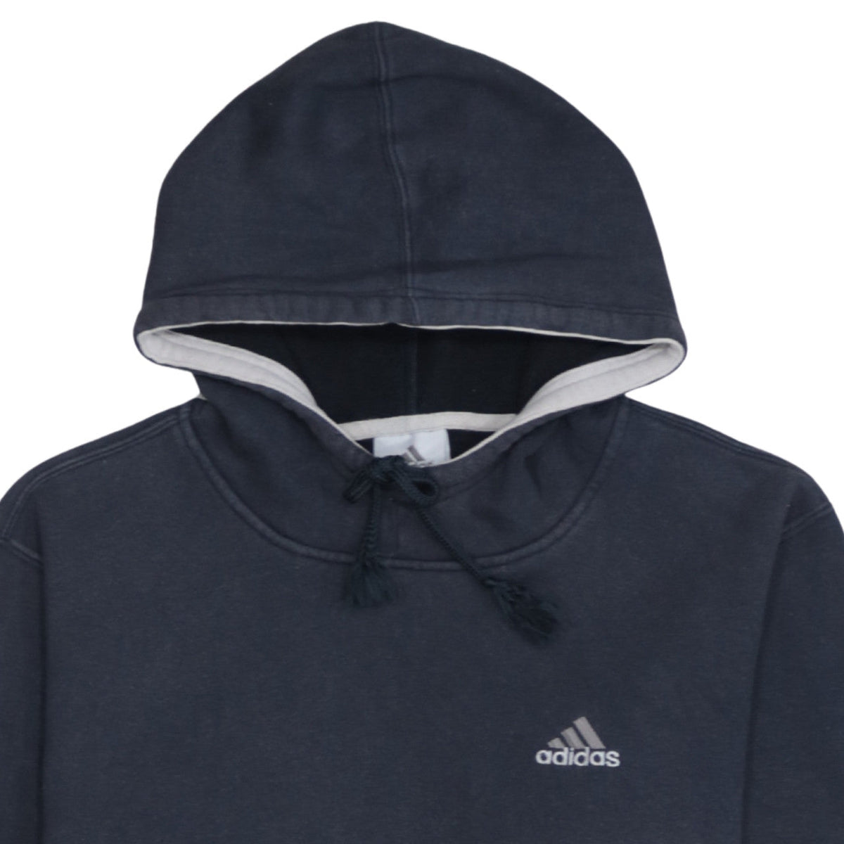 Adidas Men's Blue Pullover Hoodie L Sports Fleece Sweatshirt