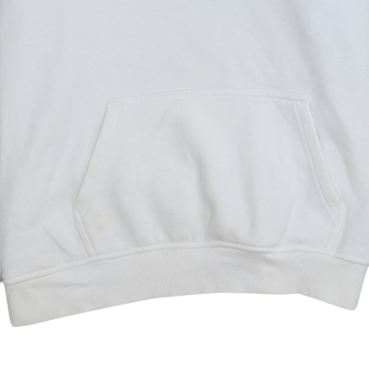Tommy Jeans Men's White Pullover Hoodie Size S Logo Fleece Sweatshirt