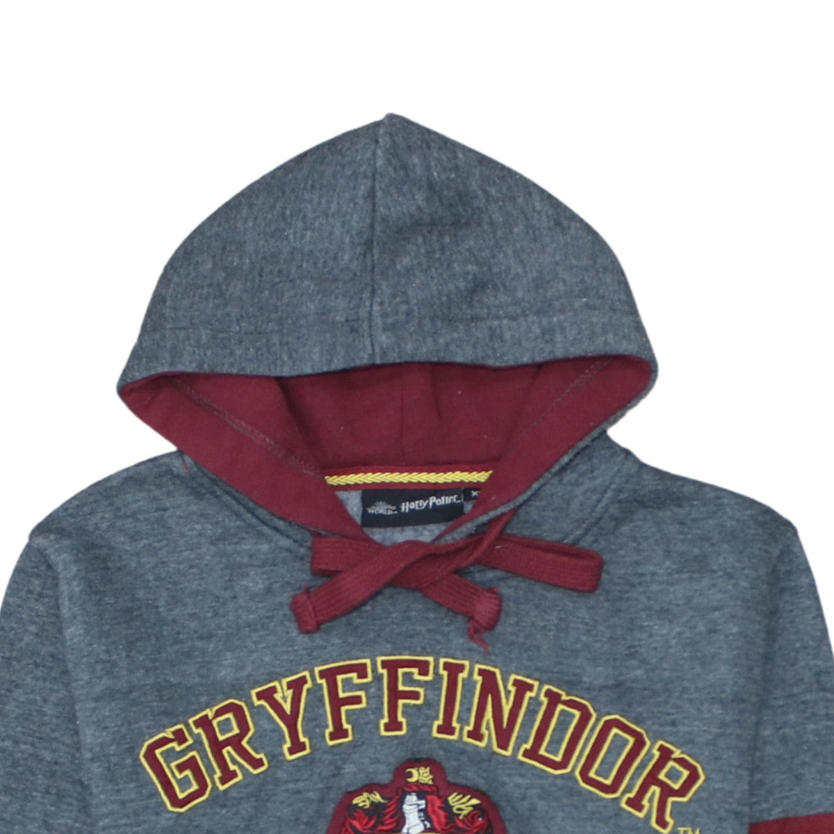 Harry Potter Gryffindor Grey Pullover Hoodie XS Womens
