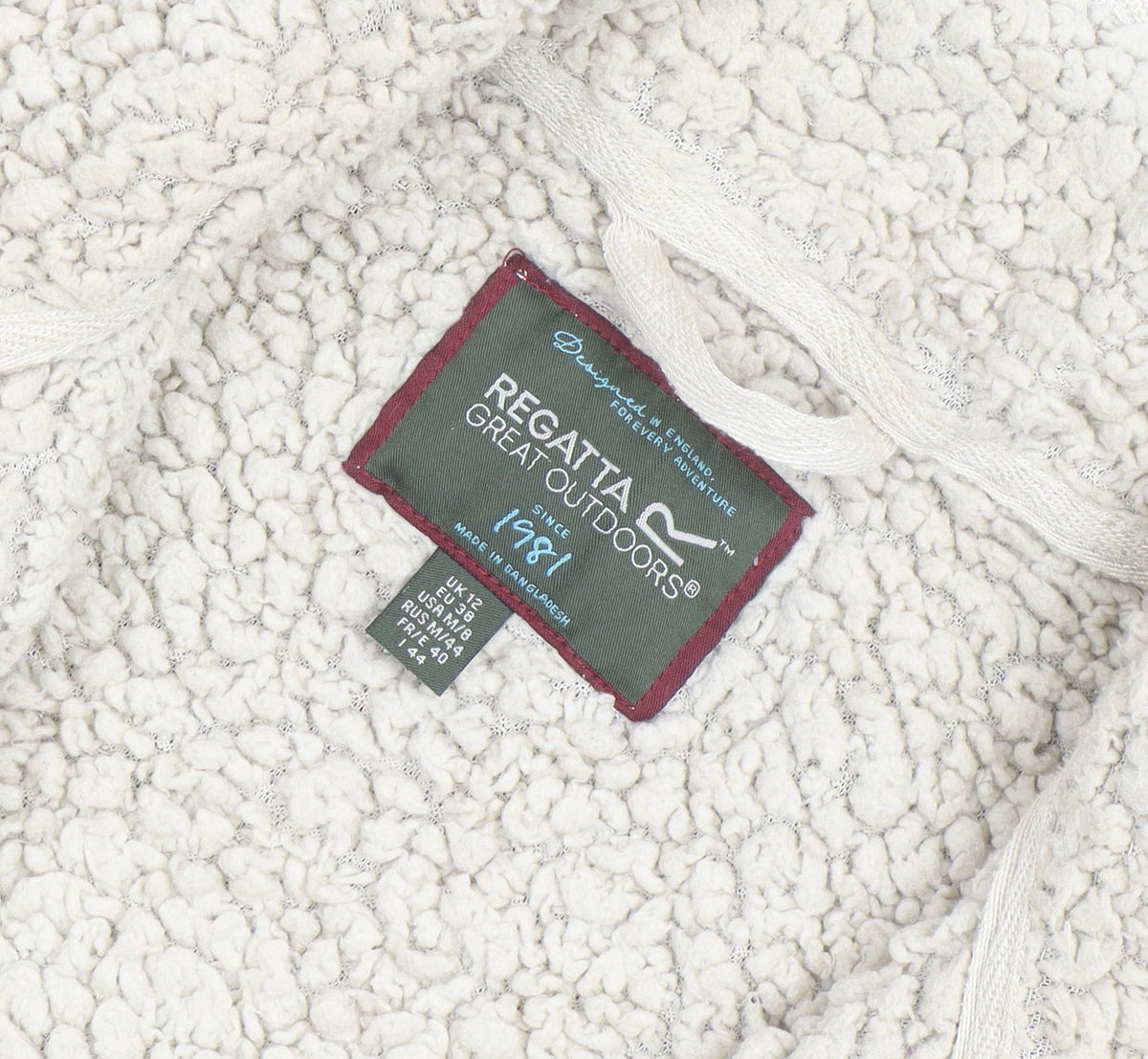 Regatta Womens Grey Fleece Full Zip Jumper Size 12