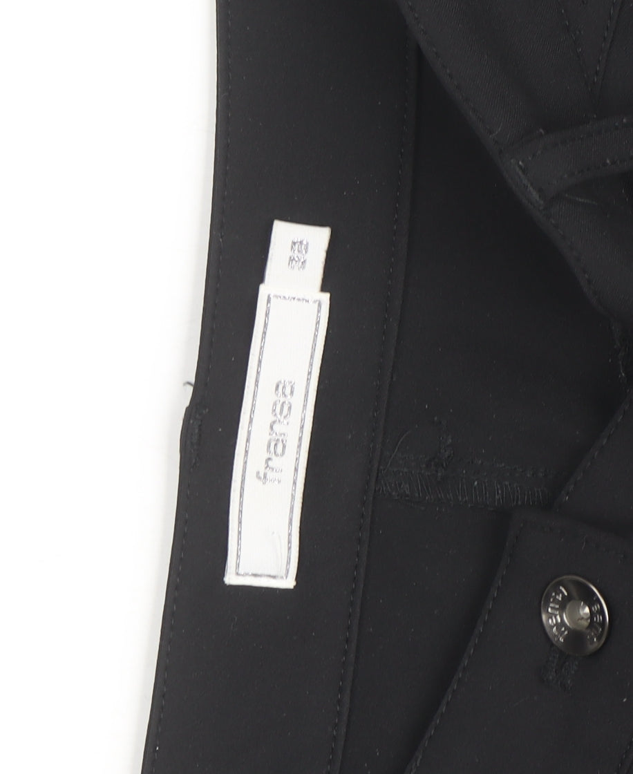 Fransa Women's Black Slim Fit Stretch Trousers Size S