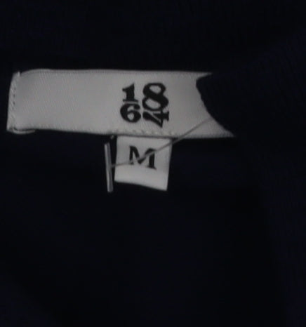 Shaws Department Stores Men's Blue Full Zip High Neck Jumper M