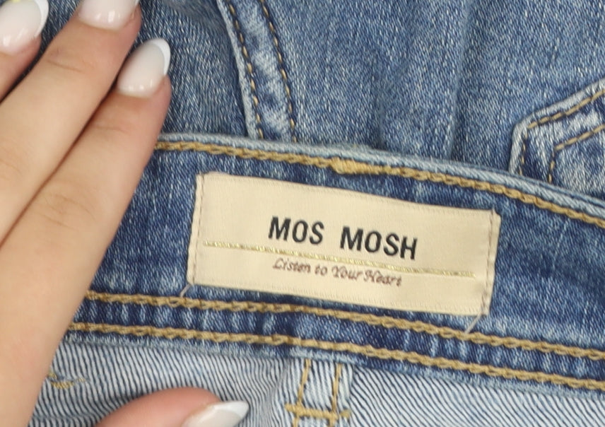 MOS MOSH Women's Blue Distressed Boyfriend Jeans Size 24