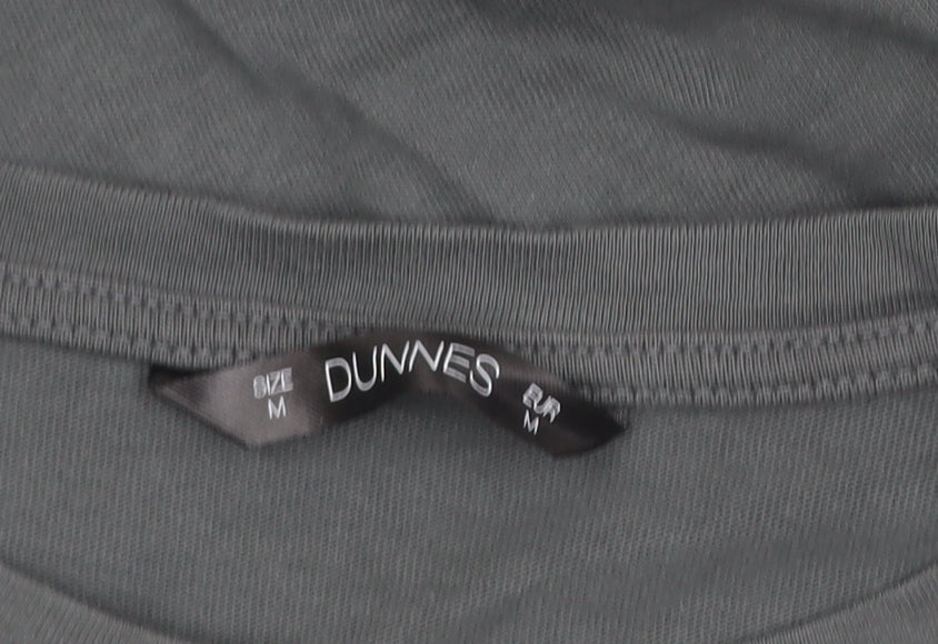 Dunnes Men's Grey Cotton Crew Neck Long Sleeve Pullover Jumper M