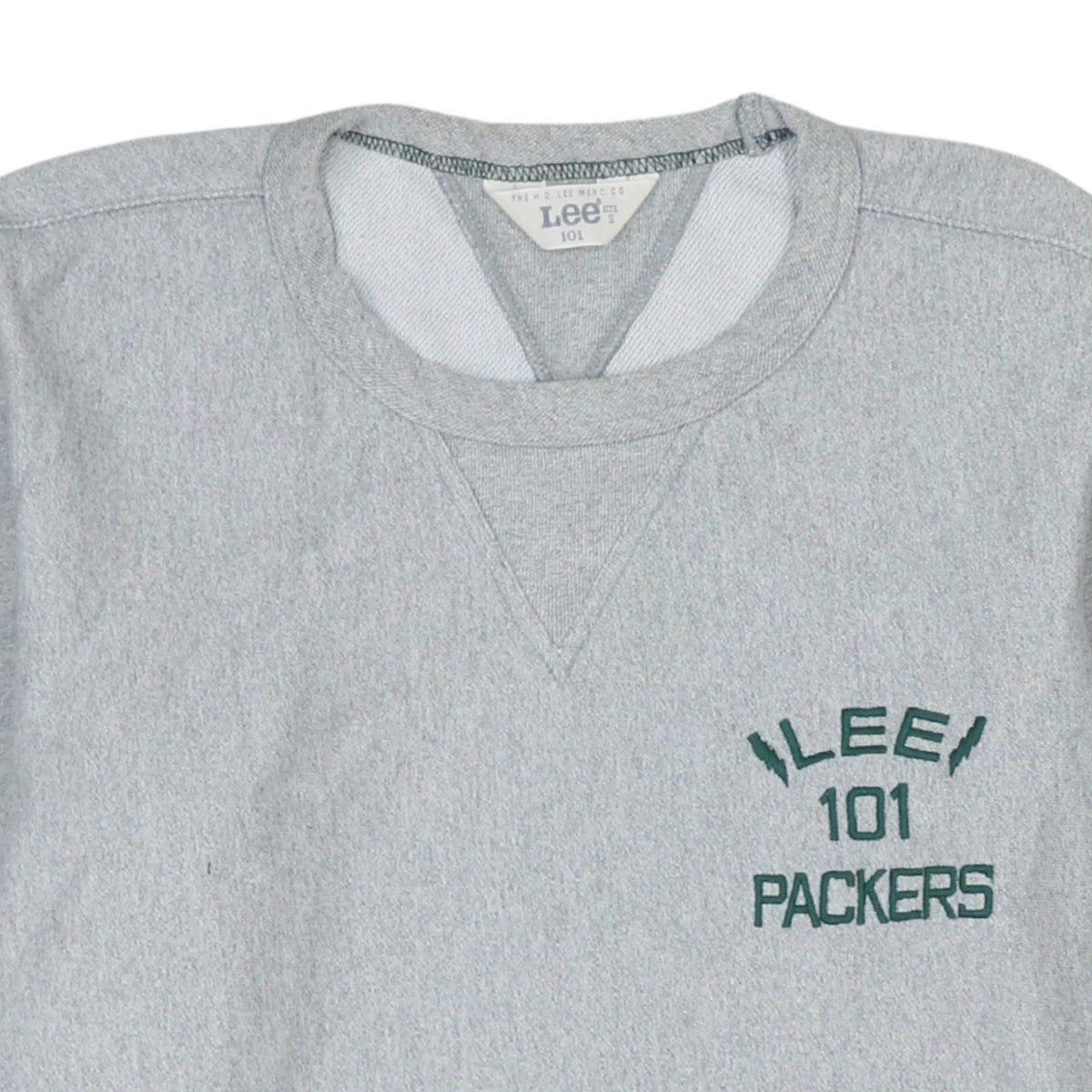 Lee 101 Grey Men's S Pullover Sweatshirt Embroidered Logo