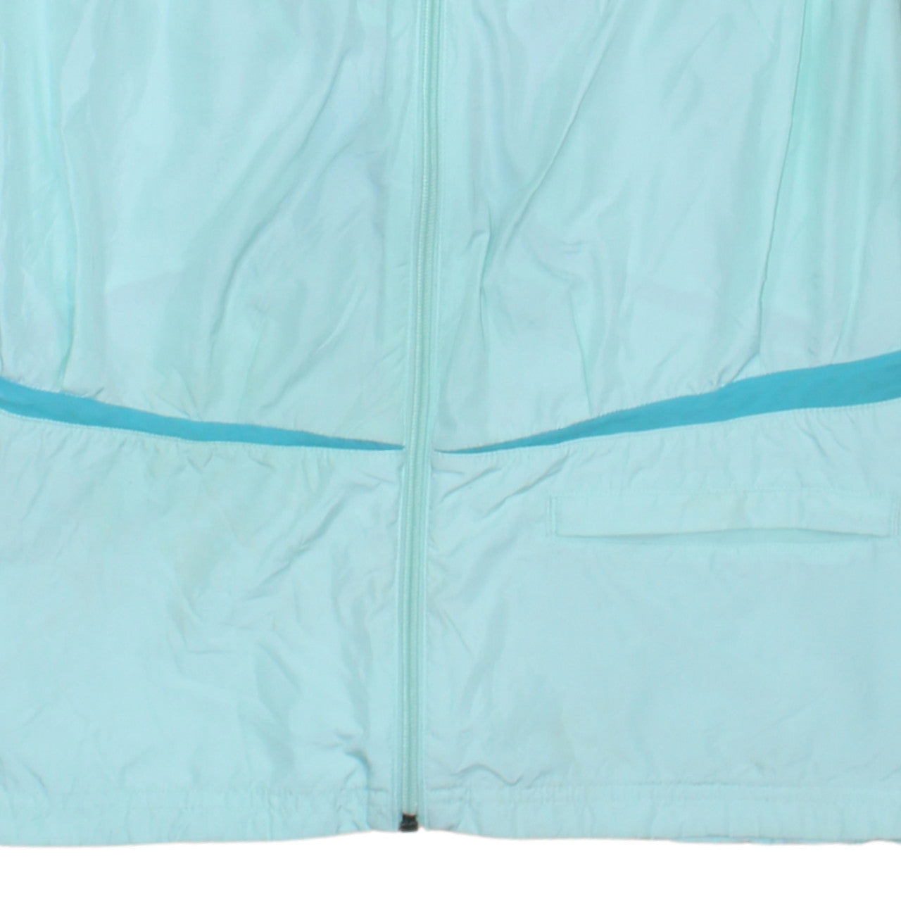 Adidas Women's Blue Lightweight Windbreaker Jacket Size 16