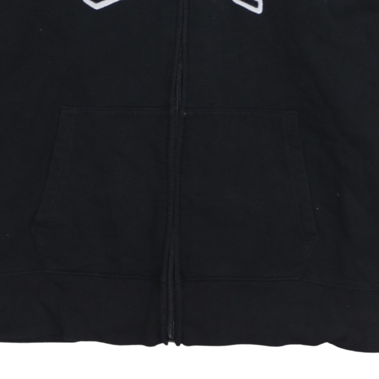 GAP Women Black XL Full Zip Hoodie Sweatshirt with Logo