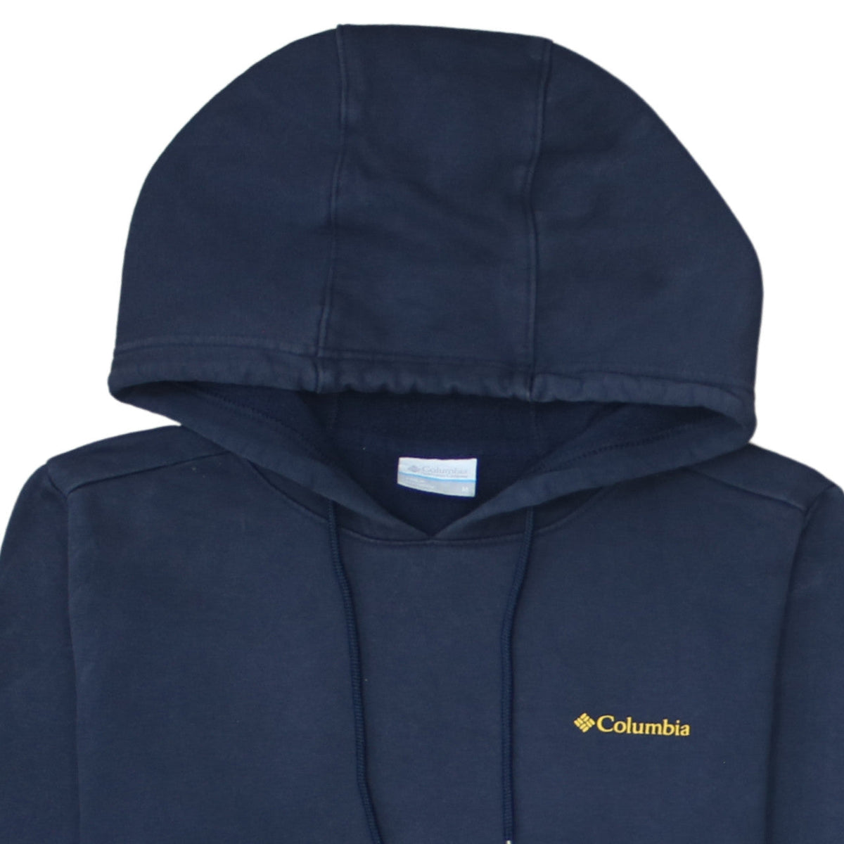 Columbia Men's Blue Pullover Hoodie M Regular Fit Fleece Logo