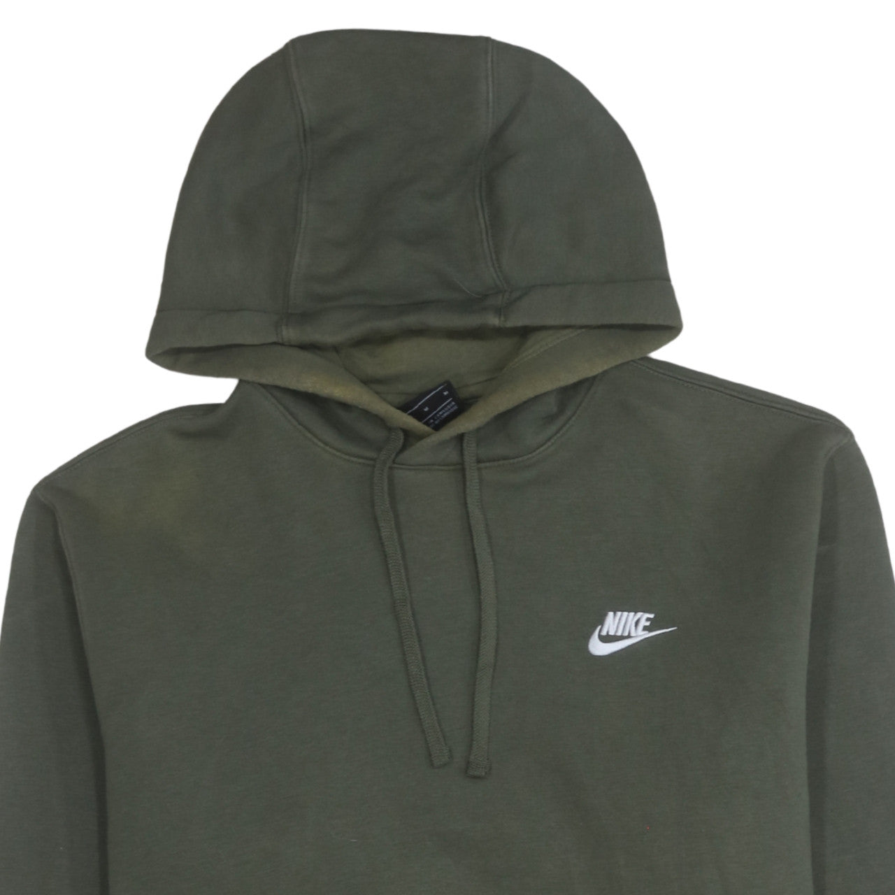 Nike Men's Green Pullover Hoodie Size M Classic Logo Sweatshirt