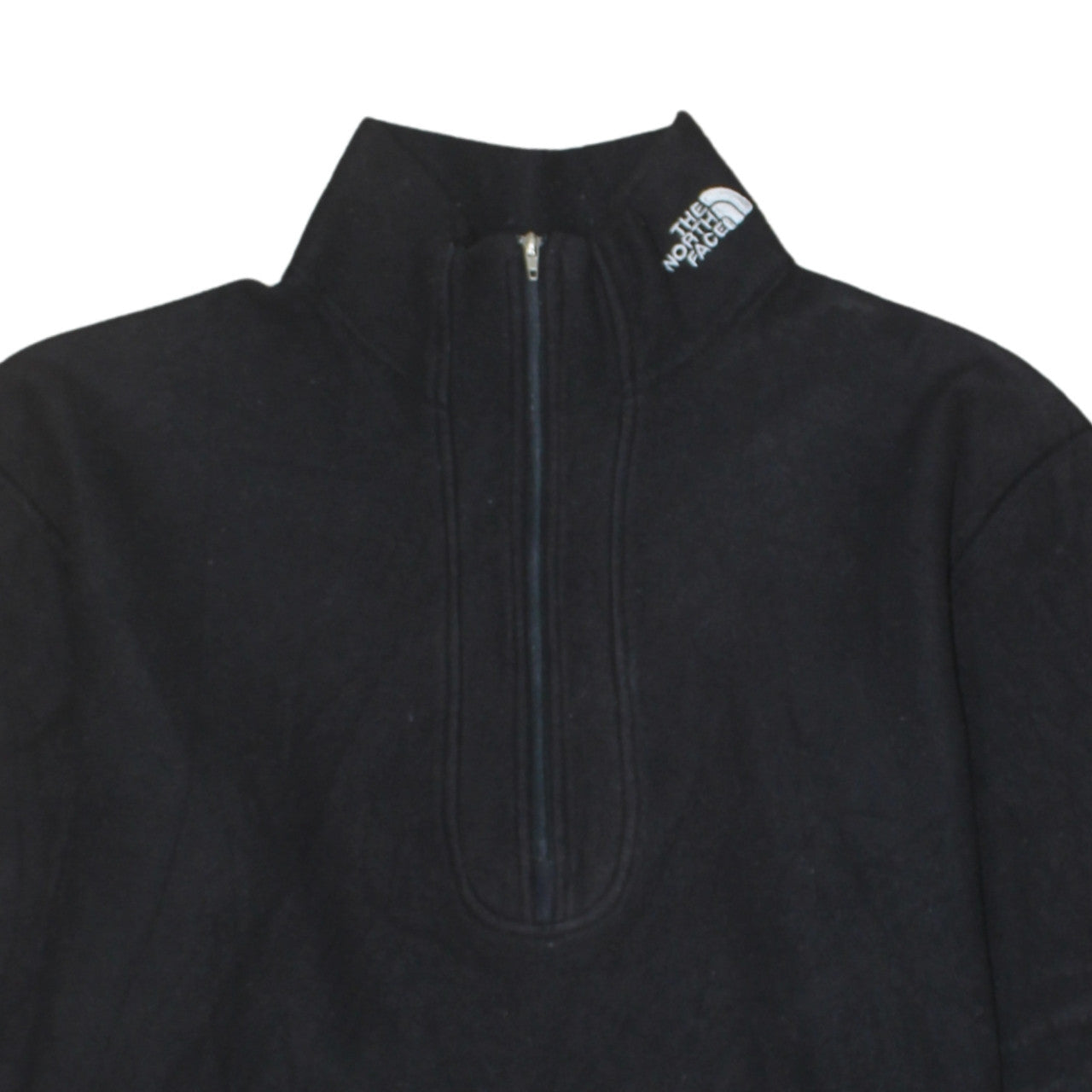 The North Face Mens Black Fleece 1/4 Zip Pullover Sweatshirt L