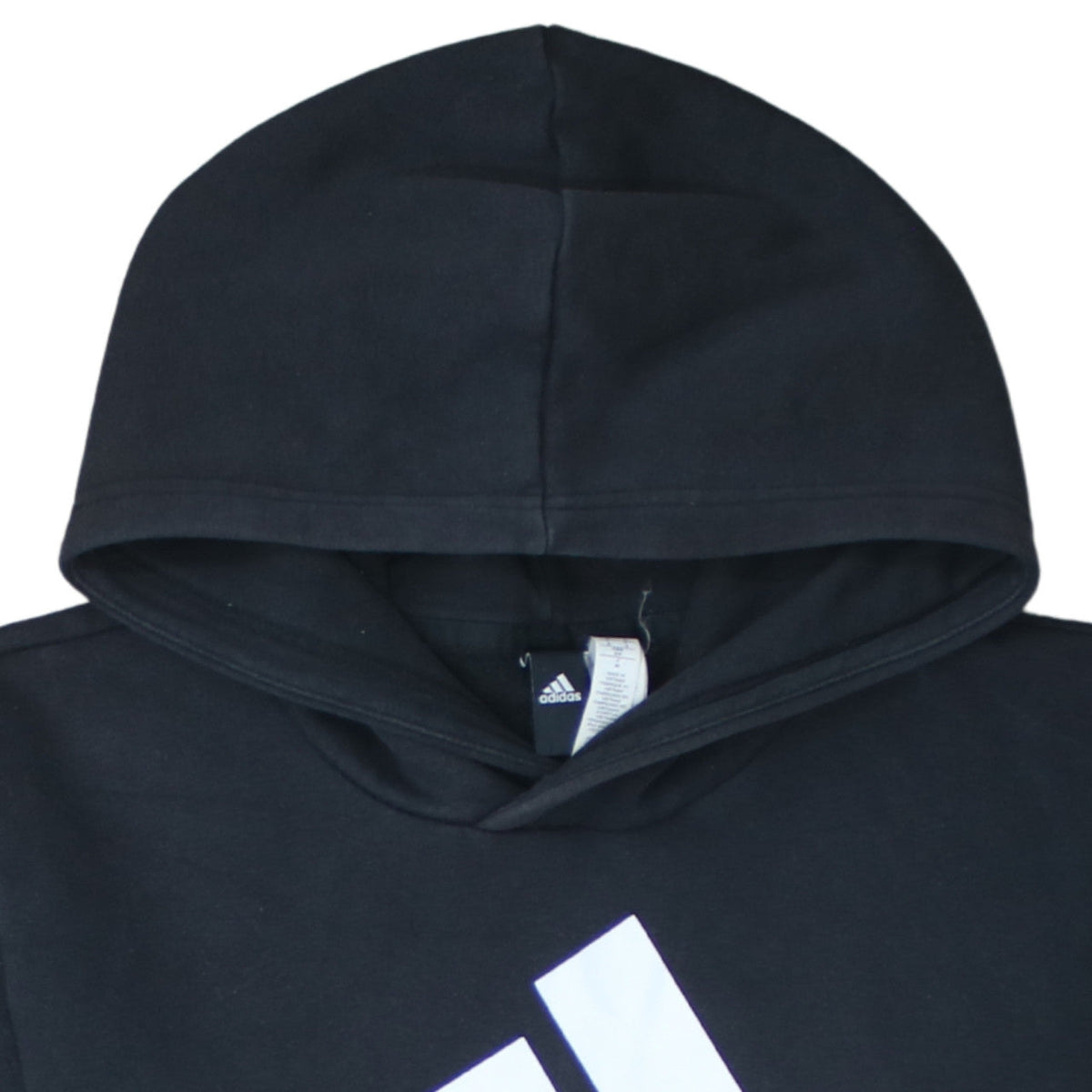 adidas Men's Black Pullover Hoodie Small Logo Athletic Sweatshirt