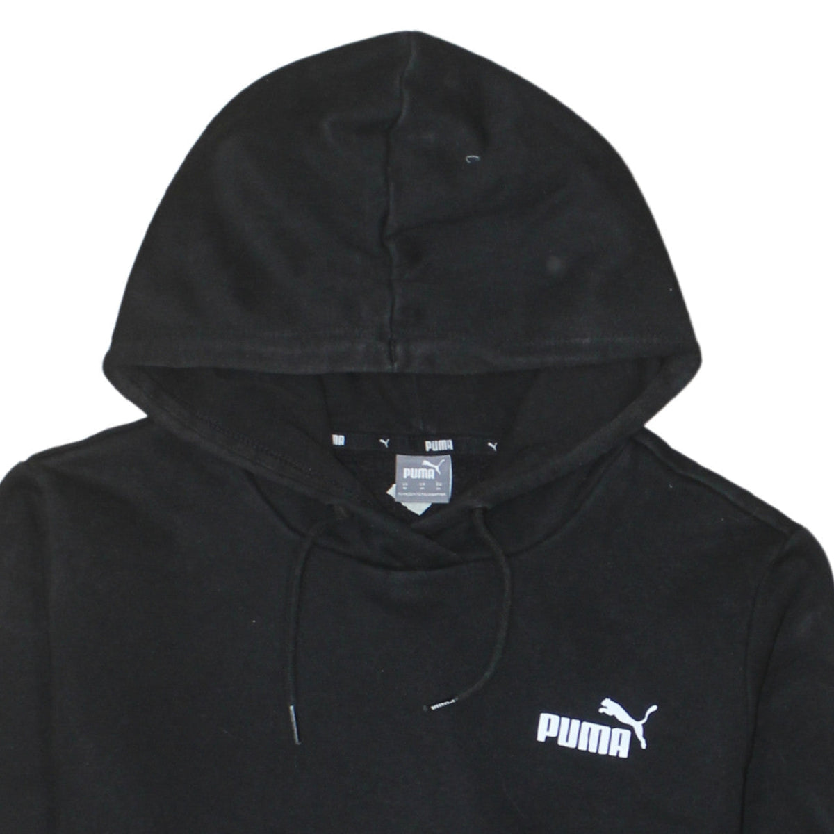 Puma Womens Black Pullover Hoodie Medium Sportswear Casual