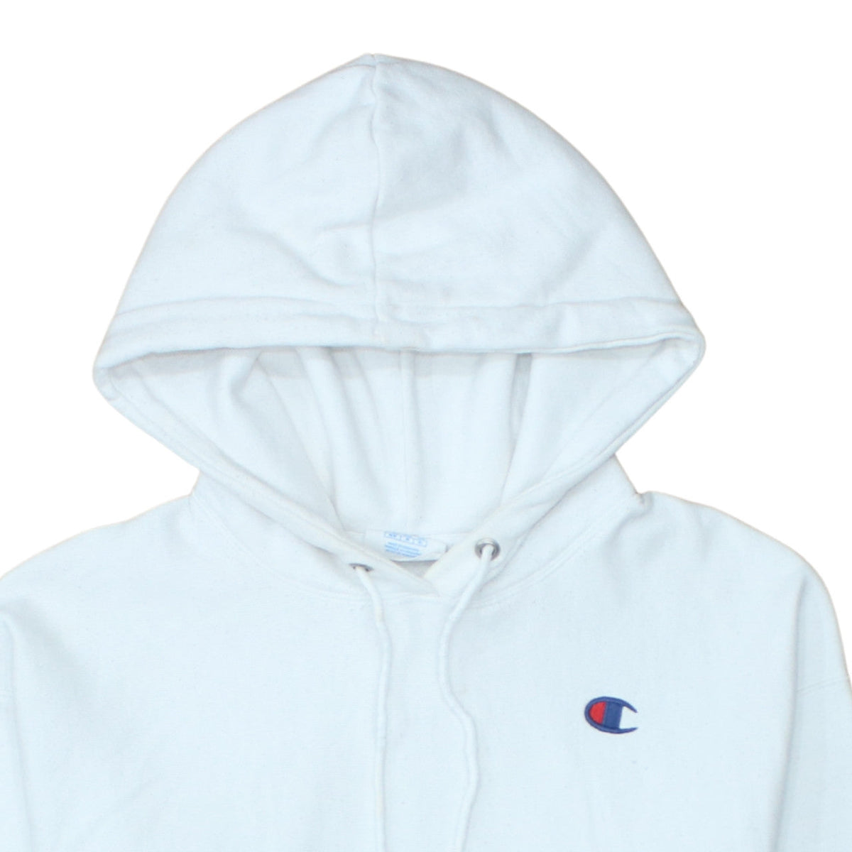 Champion Men's White Medium Reverse Weave Pullover Hoodie