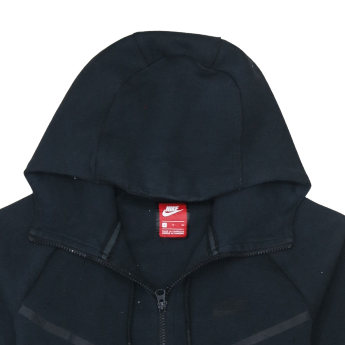 Nike Men's Black Full Zip Hoodie Size S Regular Fit Sportswear