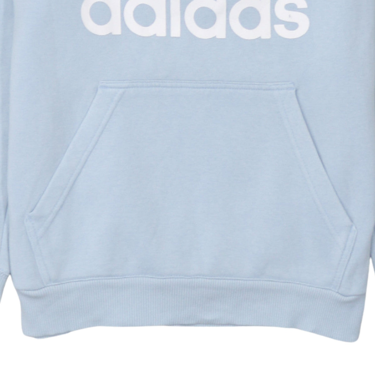 Adidas Men’s Blue Pullover Hoodie Small Logo Fleece Sweatshirt