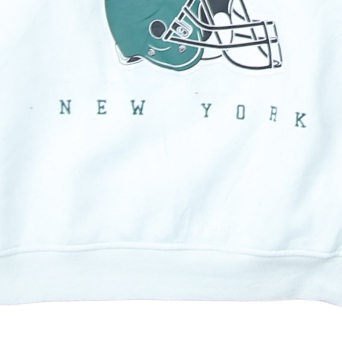 Primark NFL Women White 2XS Pullover Sweatshirt New York Jets Graphic