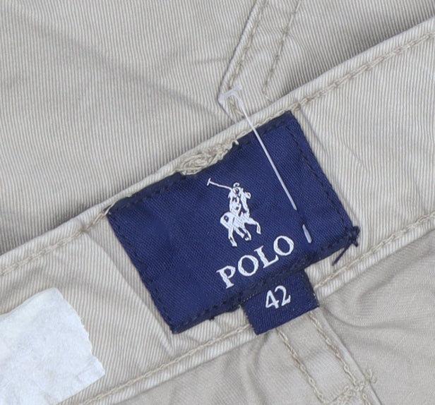 Polo Ralph Lauren Men's Beige Chino Trousers Size 42 Regular