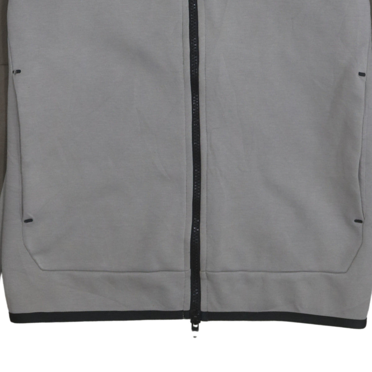 Nike Men's Brown Full Zip Hoodie Size S Regular Fit Sportswear