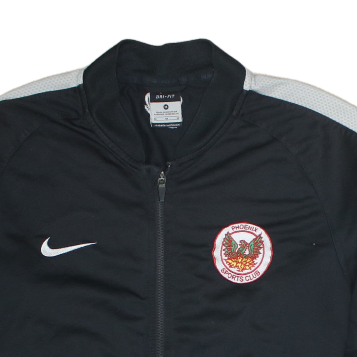 Nike Men's Black Full Zip Dri-Fit Sports Sweatshirt M