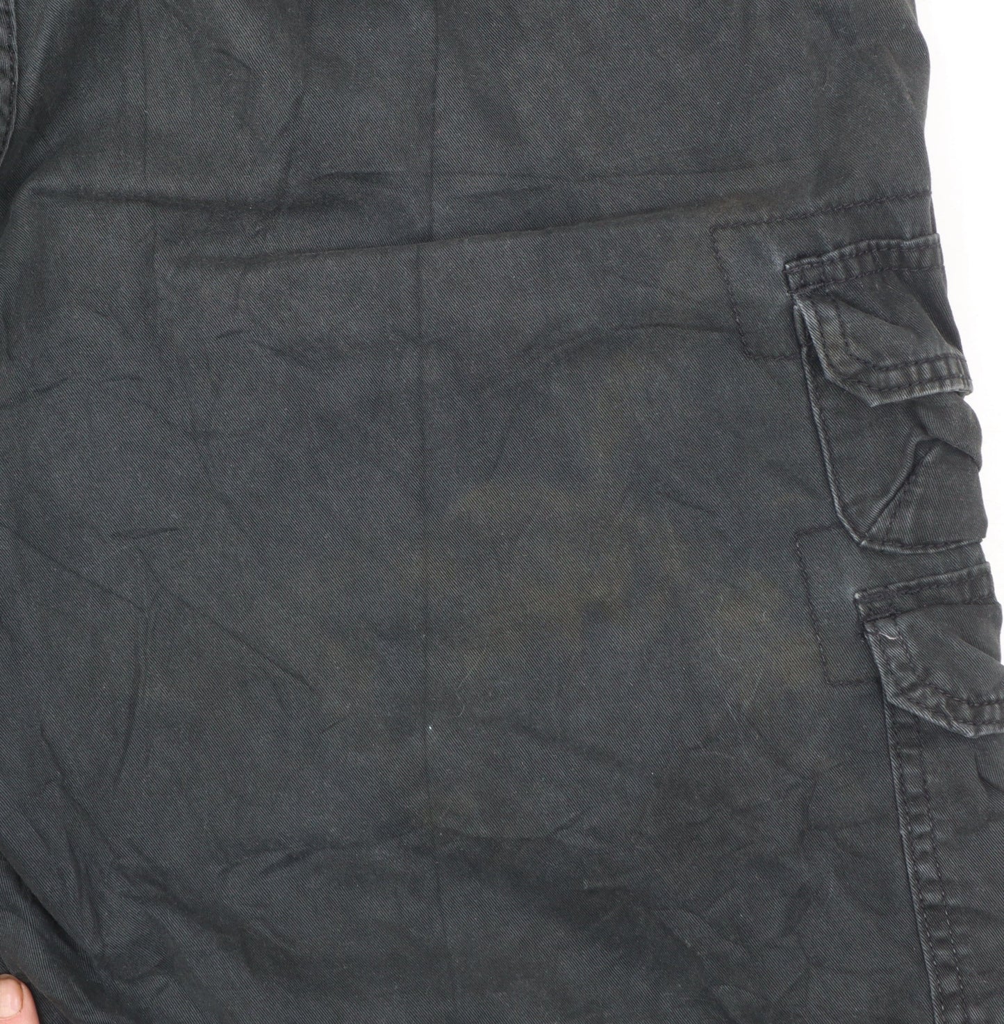 Lee Men’s Black Cargo Shorts Size 42 Cotton Canvas Casual