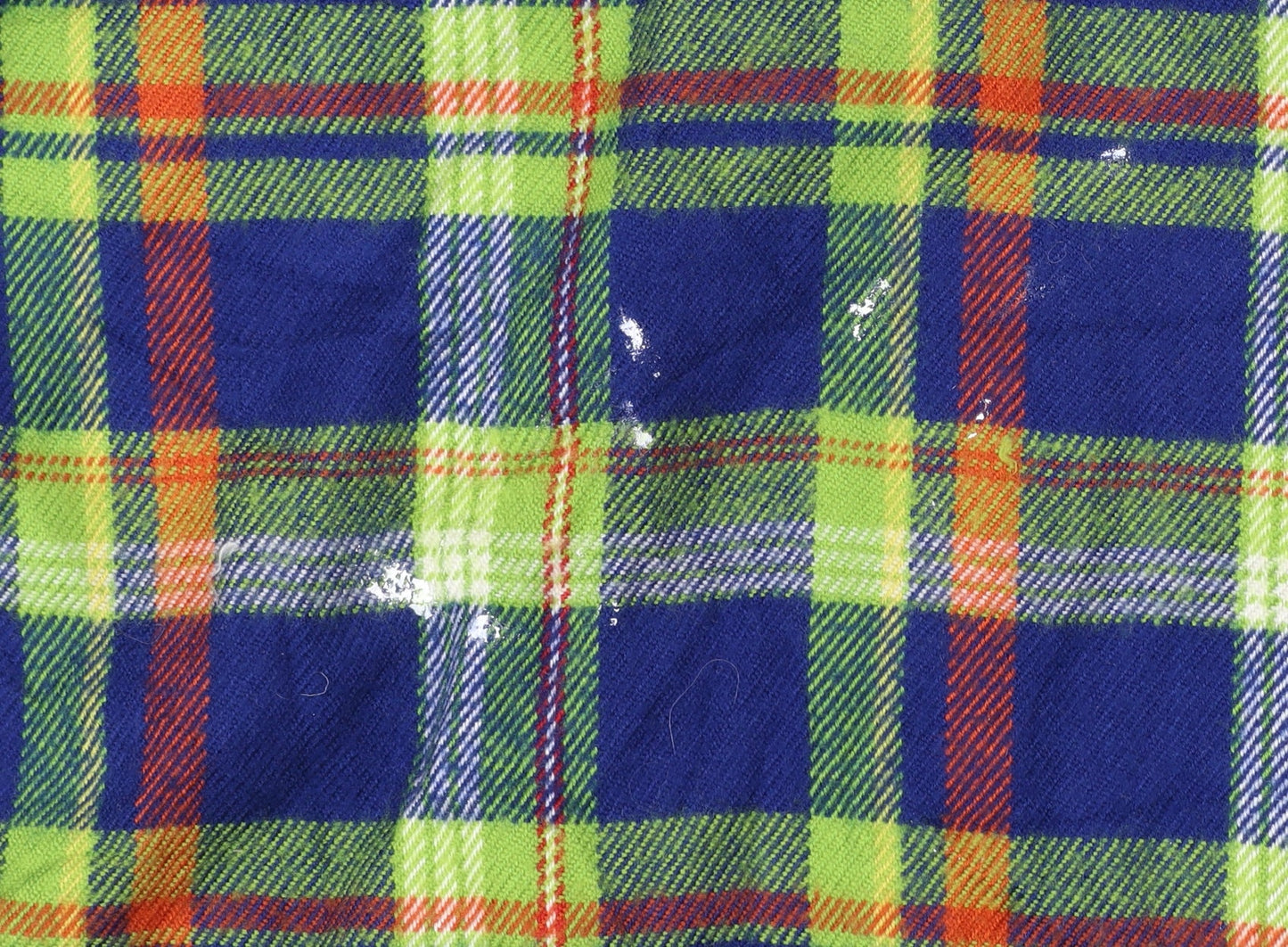 Palmetto's Men's Multicoloured Plaid Acrylic Flannel Zip Shirt S