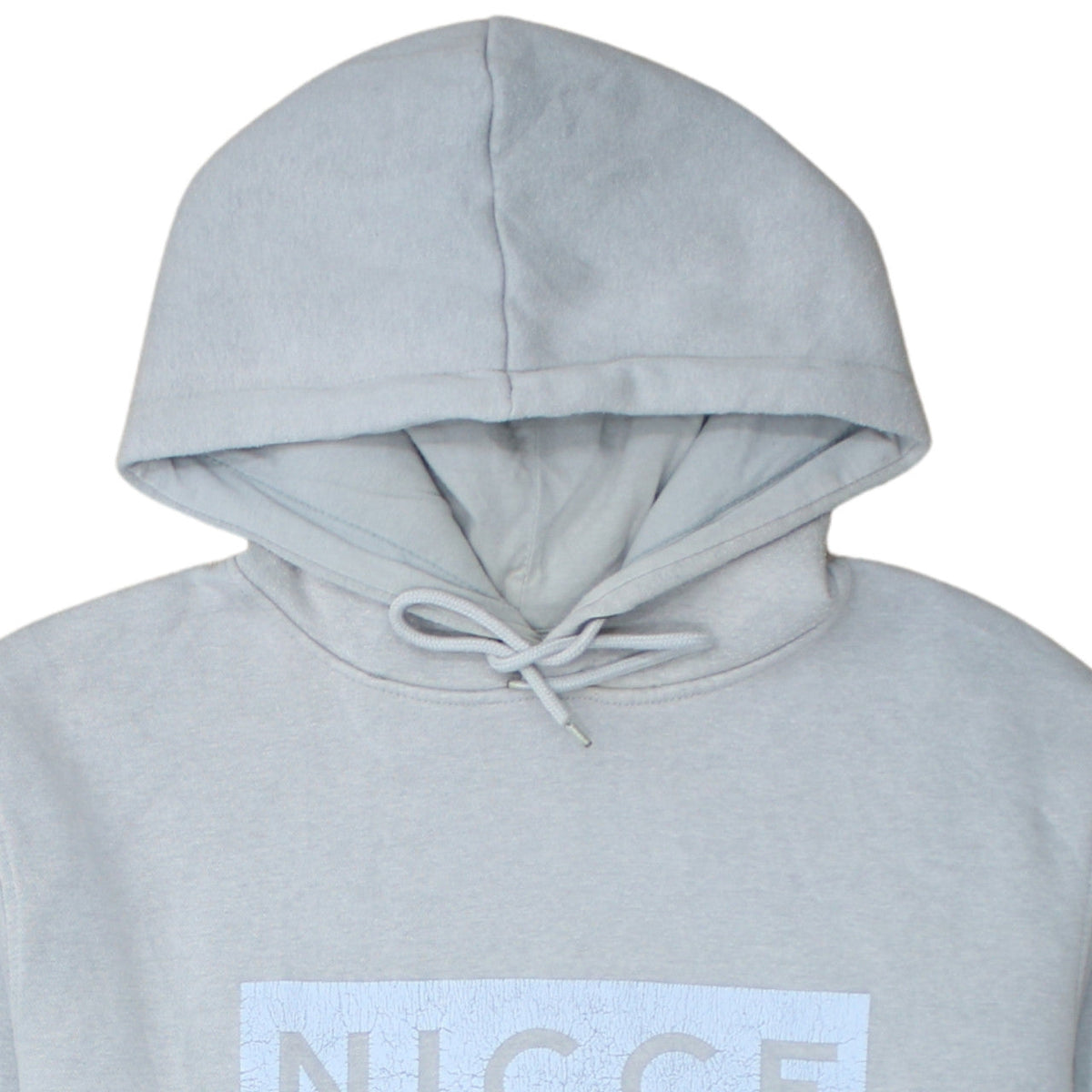 NICCE Men's Grey Pullover Hoodie Medium Classic Fleece Sweatshirt