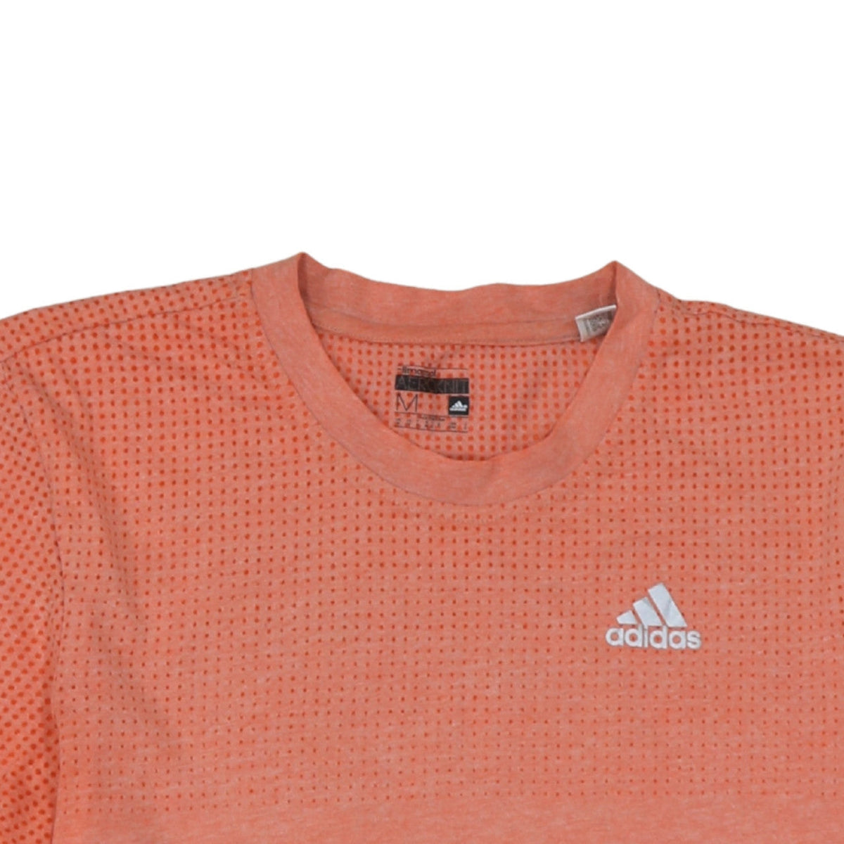 Adidas Womens Orange Aeroknit Climalite T-Shirt Size M