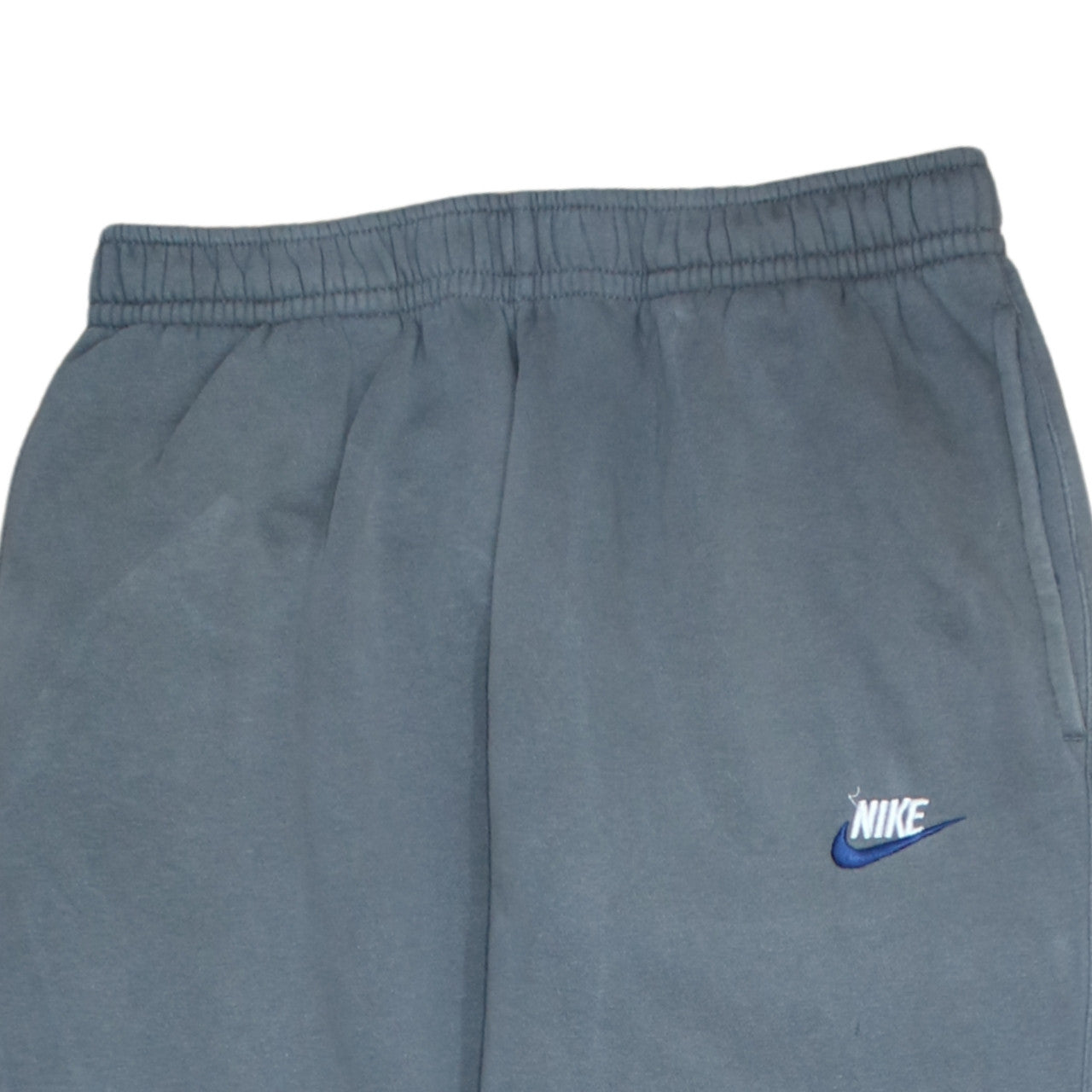 Nike Men Grey Sweatpants Regular Fit Fleece Joggers M