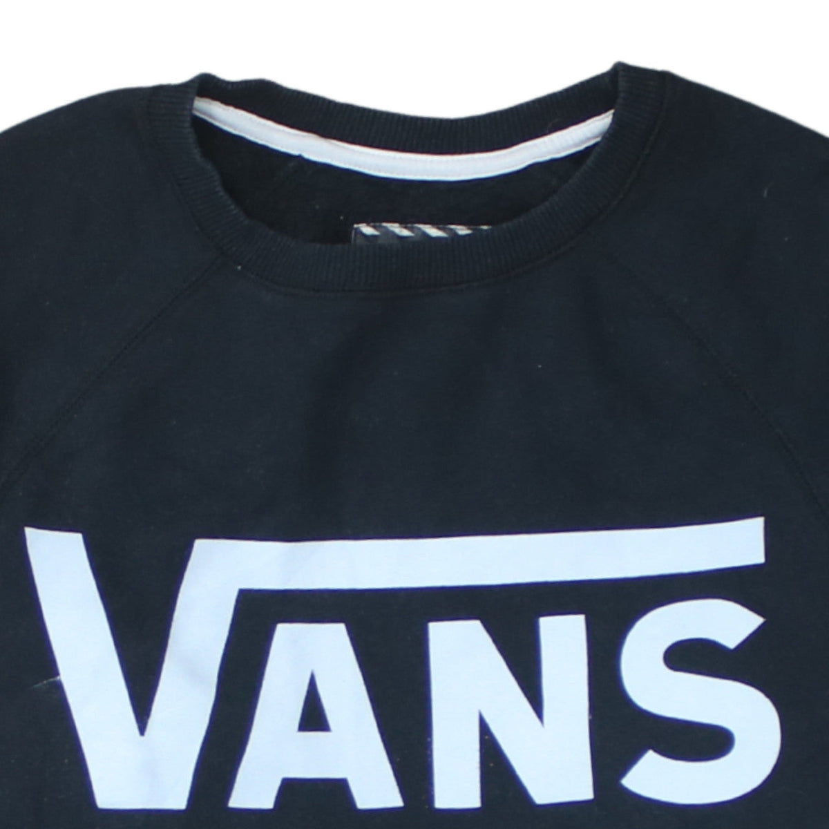 Vans Men's Black XS Crew Neck Pullover Sweatshirt