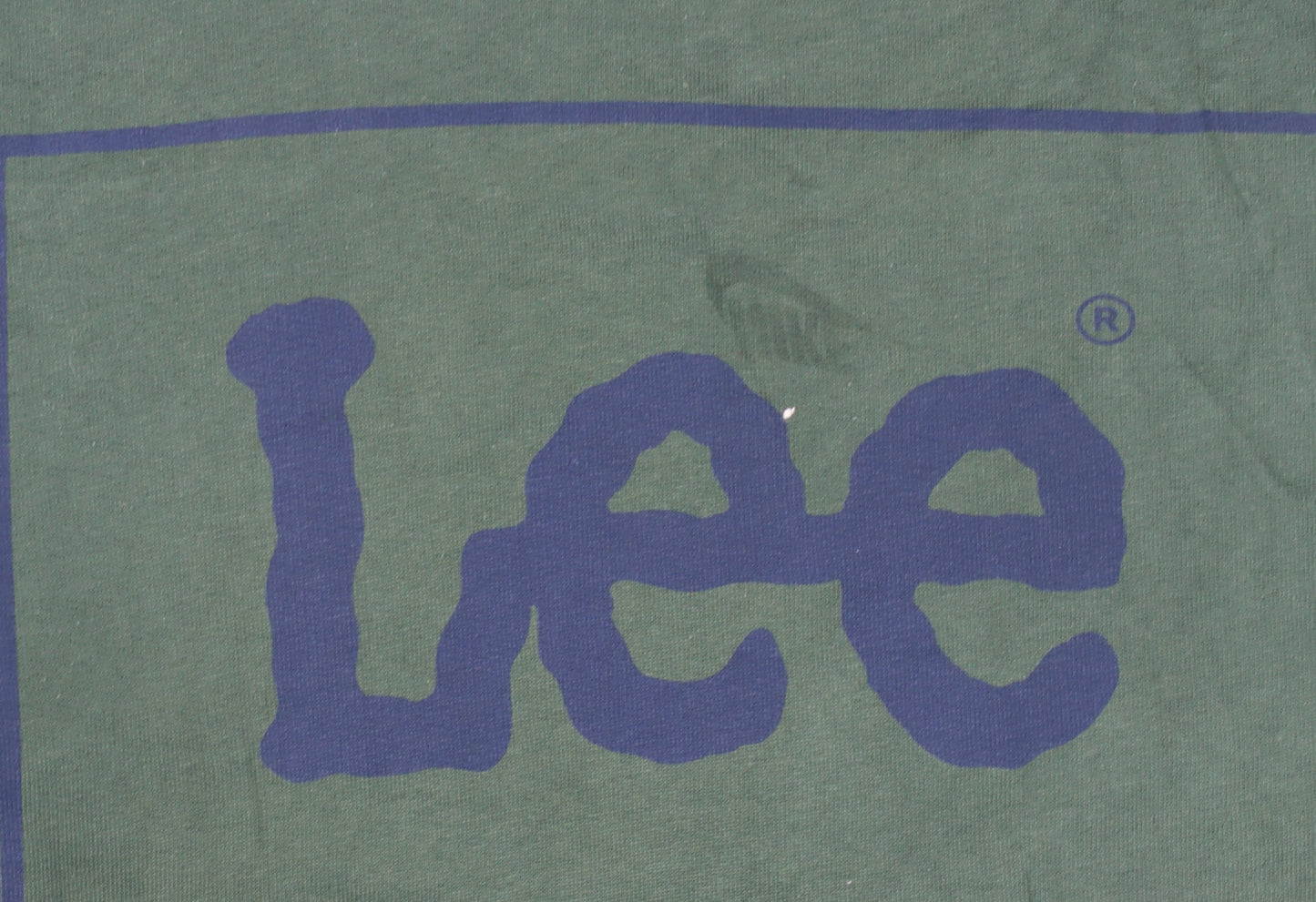 Lee Men’s Green Logo Pullover Sweatshirt Size M