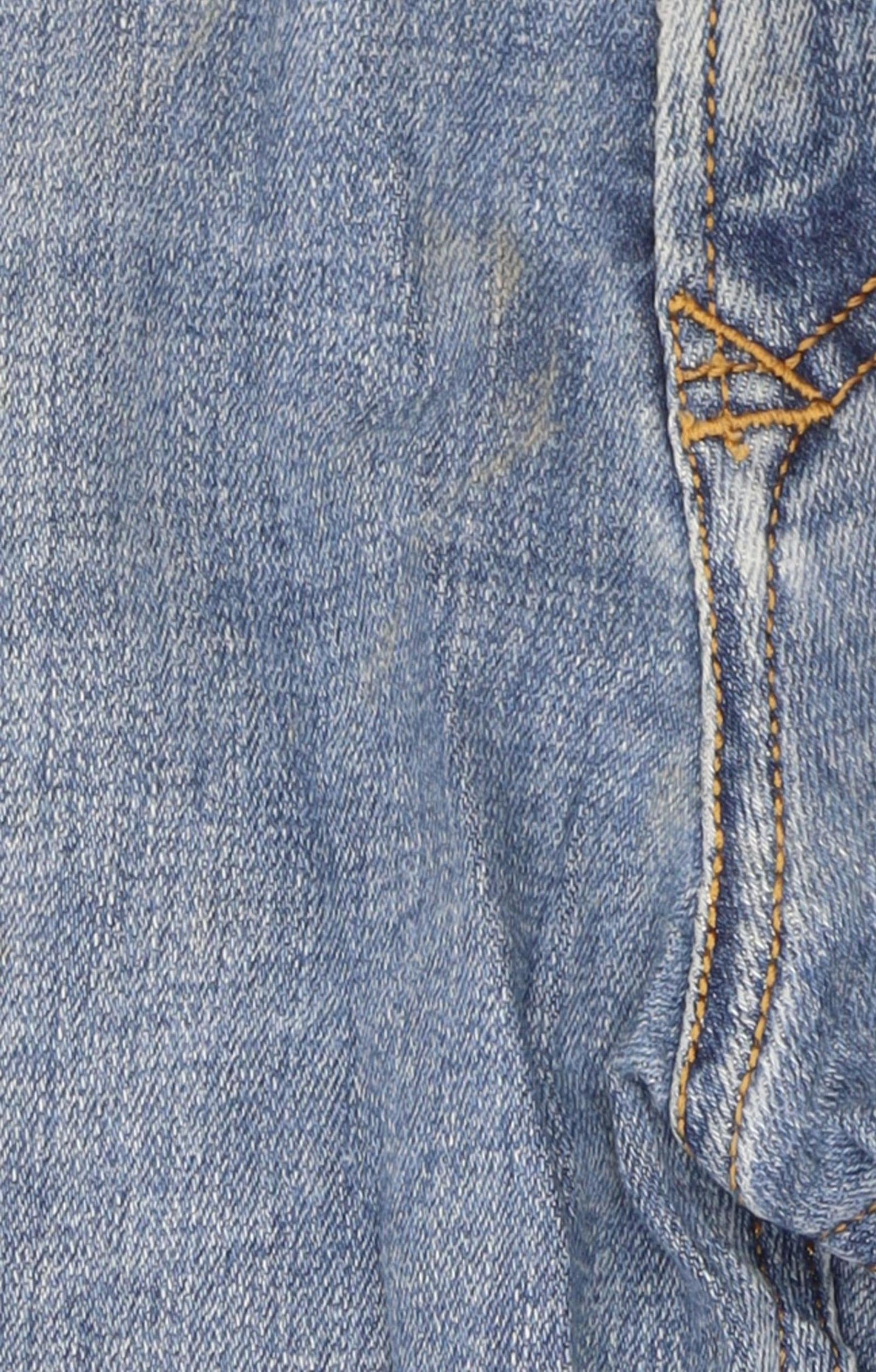 Diesel Men's Blue Medium Wash 34in Straight Fit Denim Jeans