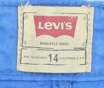Levi’s Women Blue Straight Regular Fit Stretch Jeans Size 14