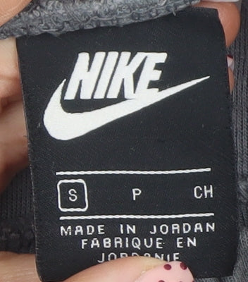 Nike Men's Grey Small Jogger Sweatpants with Zip Pocket