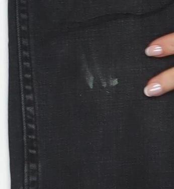 Lee Women Black Skinny Jeans Size 12 Mid Rise Stretch Denim