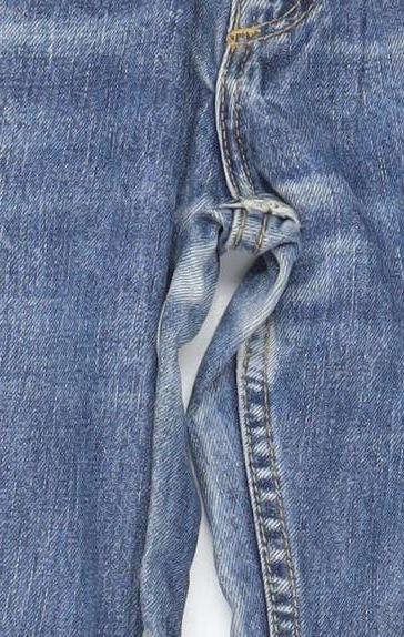 Lee Men's Blue Straight Leg Denim Jeans 29W 33L Cotton