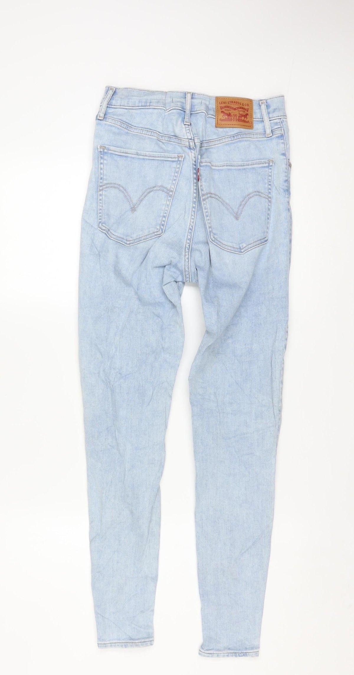 Levi's Women's Blue Mile High Super Skinny Jeans Size 28