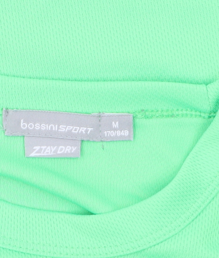 Bossini Sport Men's Green Polyester Crew Neck T-Shirt Size M