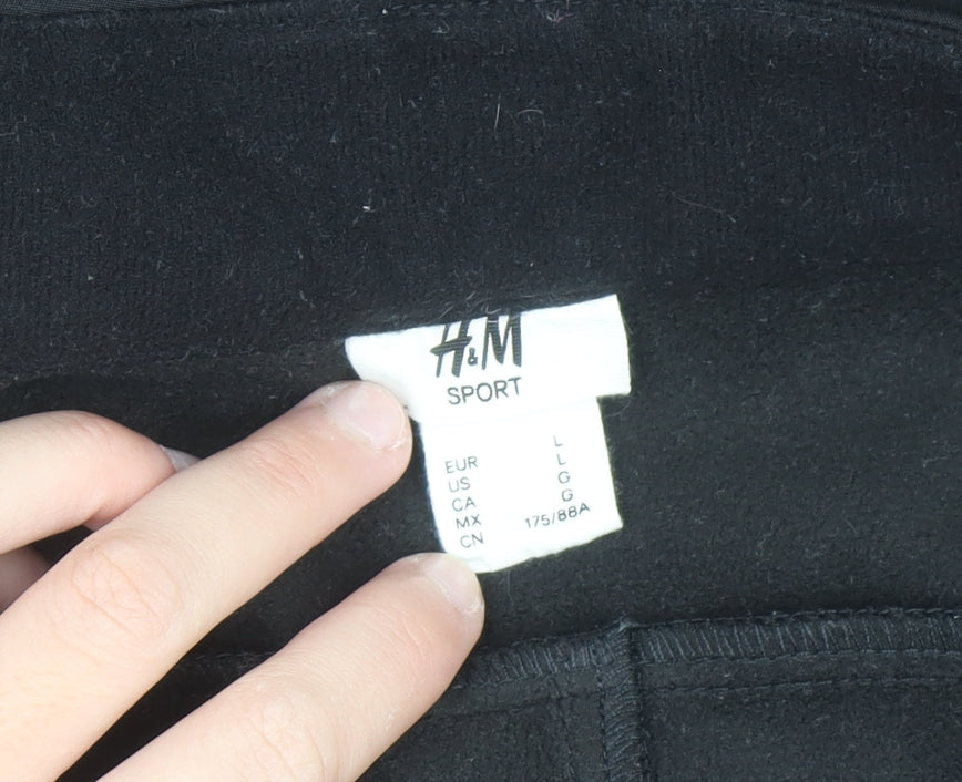 H&M Women Black Size 14 Snow Pants Softshell Active Trousers